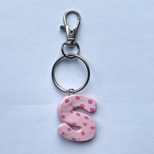 Letter S Keyring
