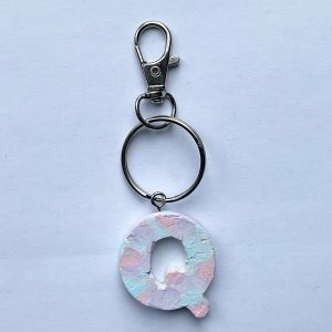 Letter Q Keyring