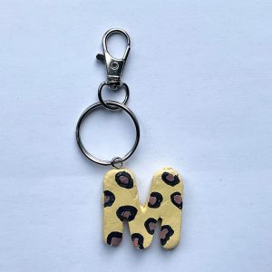 Letter M Keyring