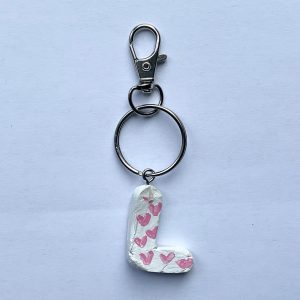 Letter L Keyring