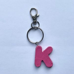 Letter K Keyring