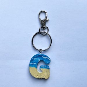Letter G Keyring