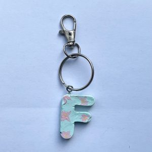 Letter F Keyring