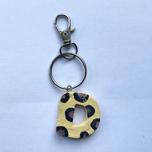 Letter D Keyring