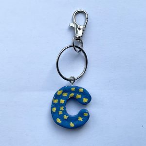 Letter C Keyring